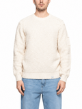 Maglia Block Eleven Ecru taschino sulla manica 01ROSSI ECRU BLOCK ELEVEN 