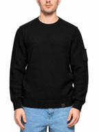 Maglia Block Eleven Nero taschino sulla manica 01ROSSI NERO BLOCK ELEVEN 
