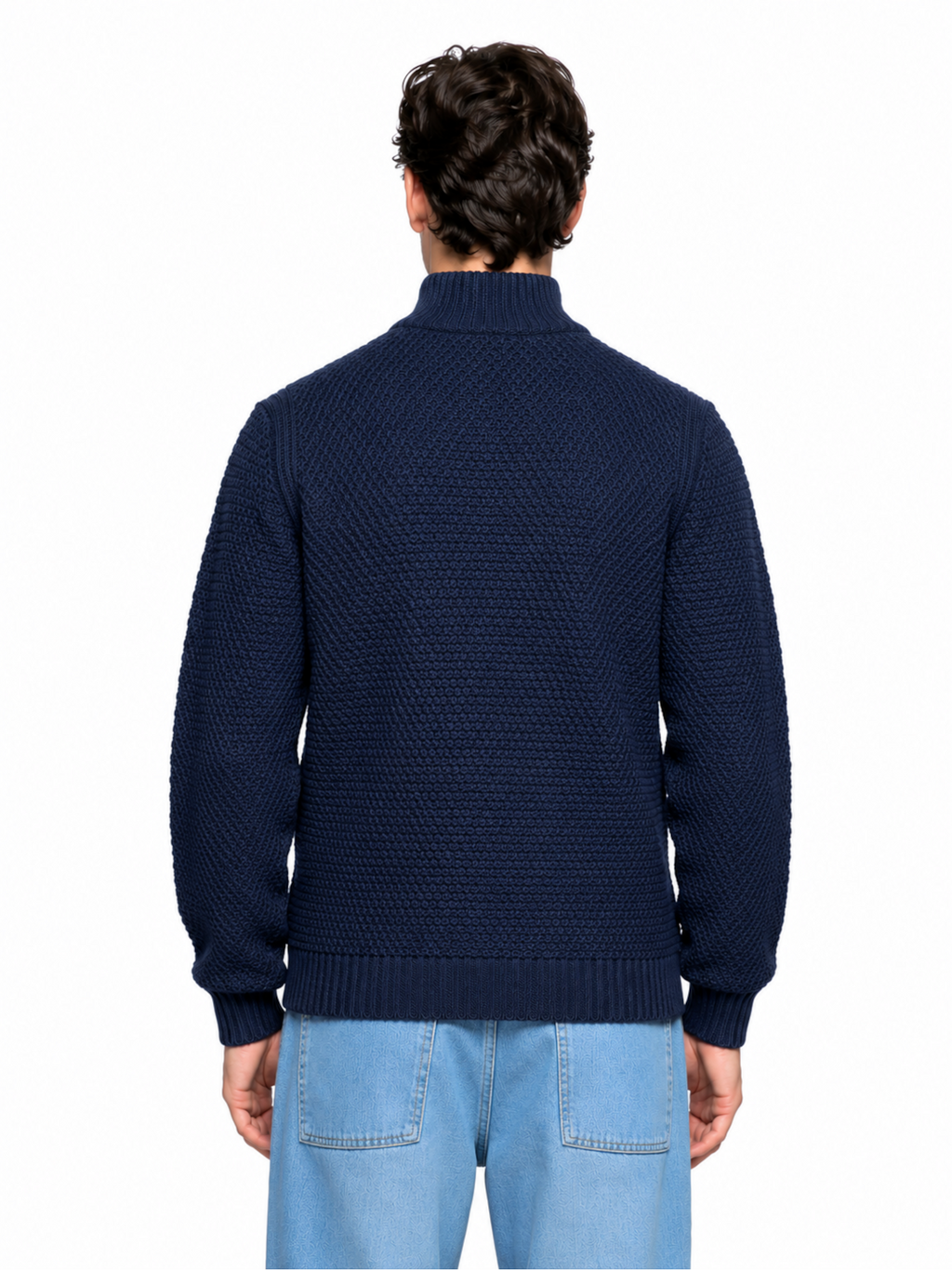 Maglia Block Eleven Blu mezza zip 01TARDELLI NOTTE BLOCK ELEVEN 
