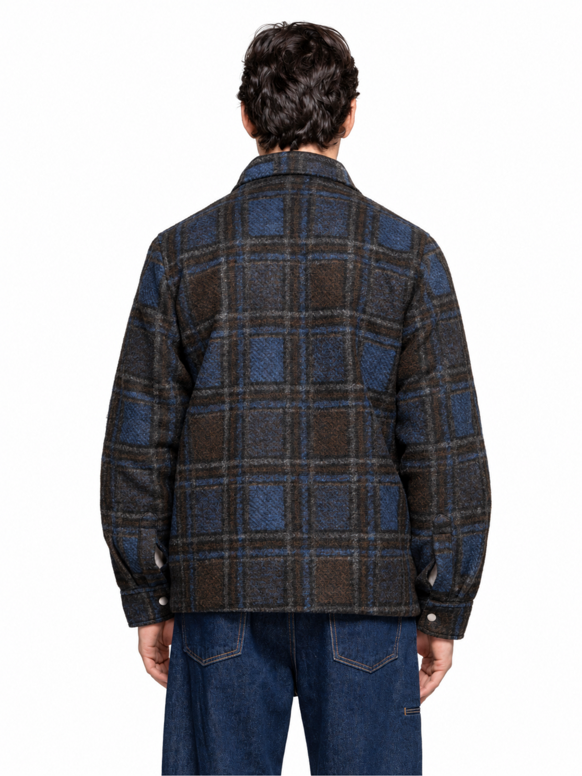 Giubbotto Block Eleven Marrone check 04BL262730 MARRONE BLOCK ELEVEN 
