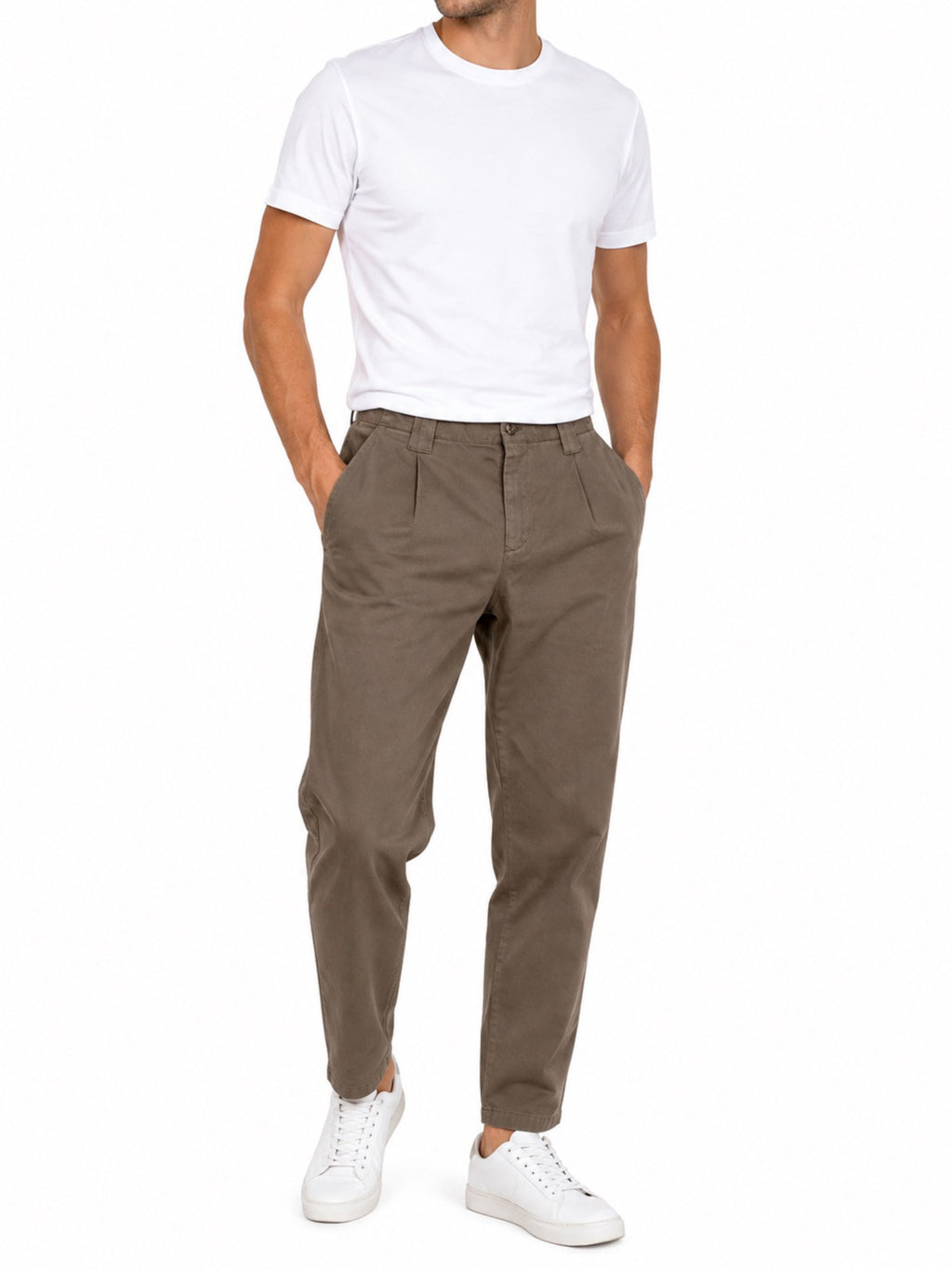 Chino Block Eleven Cognac Japan fit 05BL2654144 COGNAC BLOCK ELEVEN 