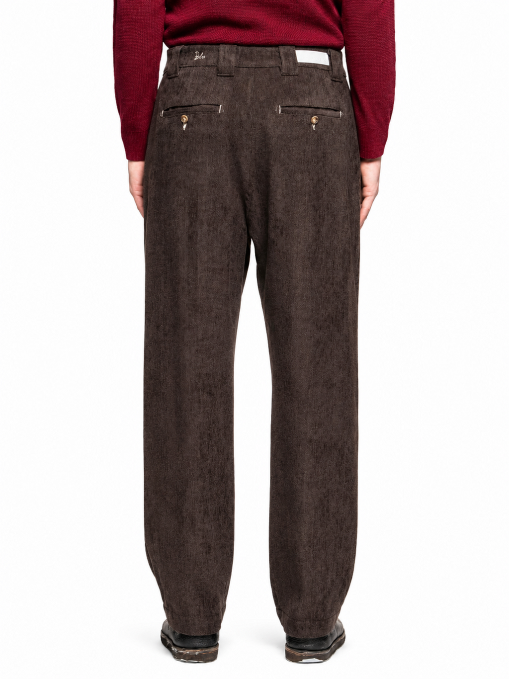 Pantalone Block Eleven Moro a palazzo 05BL2661162 MORO BLOCK ELEVEN 