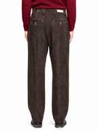 Pantalone Block Eleven Moro a palazzo 05BL2661162 MORO BLOCK ELEVEN 