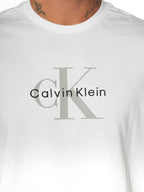 T-shirt Calvin Klein Bianco Monologo LV04RB862G YAA CALVIN KLEIN 