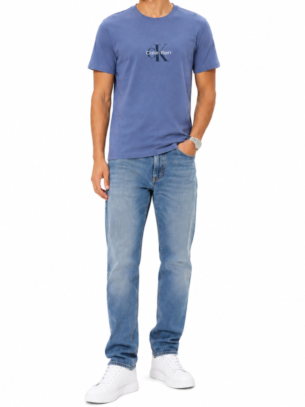 T-shirt Calvin Klein Avio Monologo LV04RB866G C4I CALVIN KLEIN 