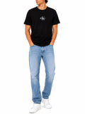 T-shirt Calvin Klein Nero Monologo LV04RB866G UB1 CALVIN KLEIN 