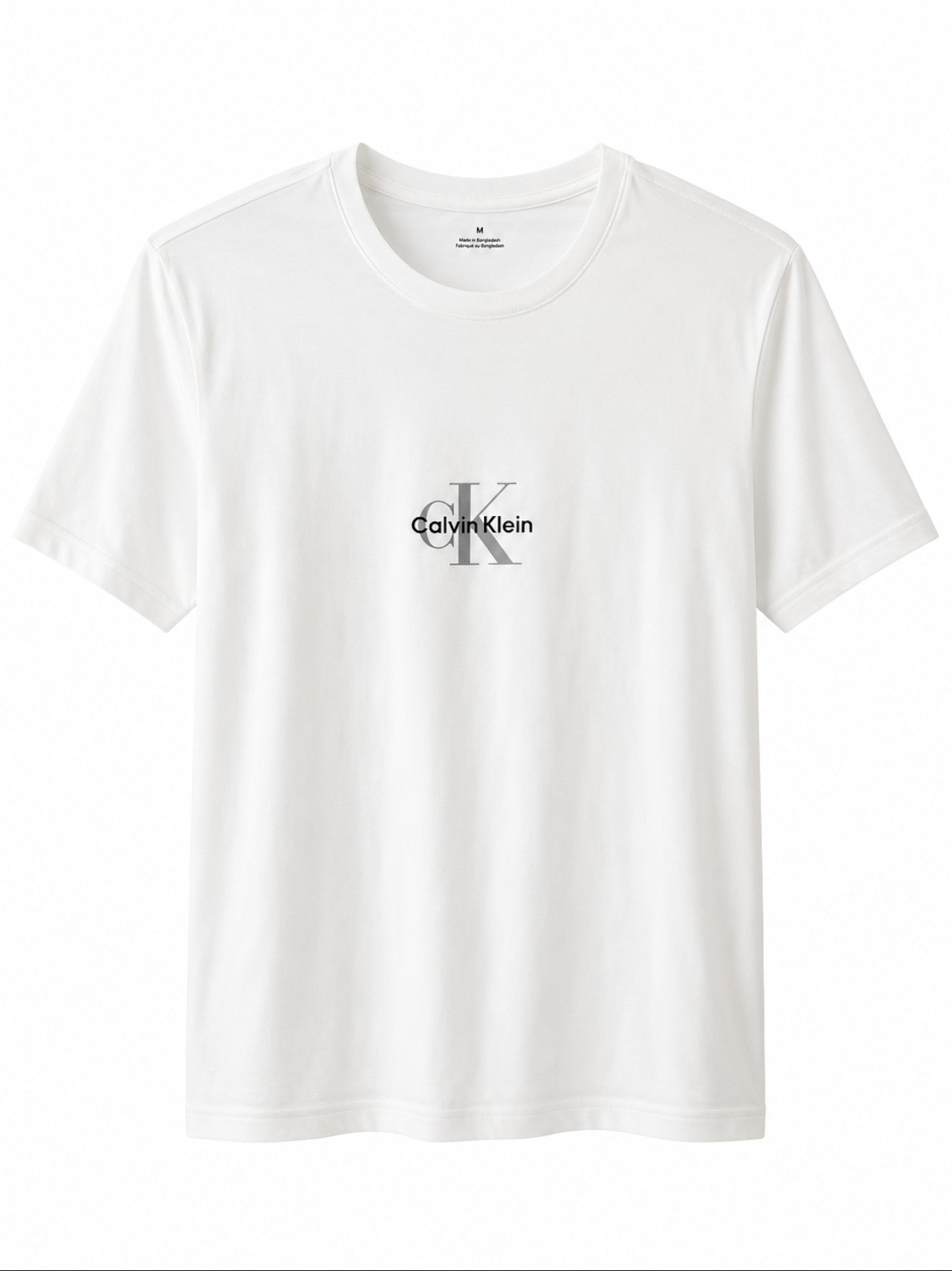 T-shirt Calvin Klein Bianco Monologo LV04RB866G YAF CALVIN KLEIN 