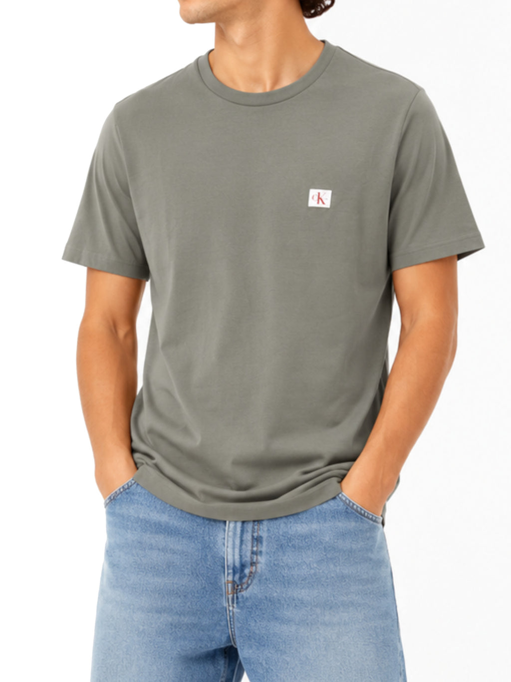 T-shirt Calvin Klein Verde Badge LV04RC272G LDY CALVIN KLEIN 