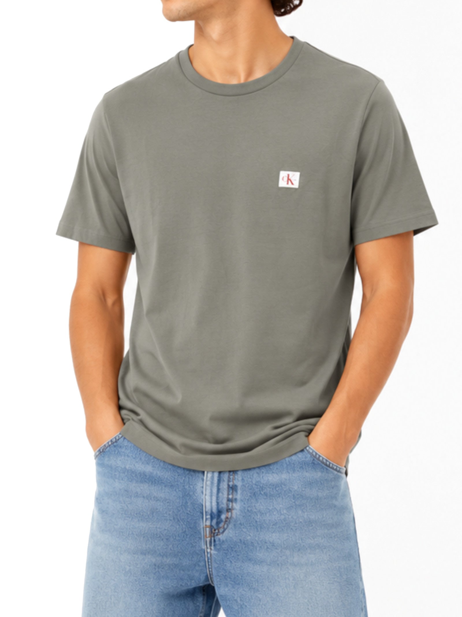 T-shirt Calvin Klein Verde Badge LV04RC272G LDY CALVIN KLEIN 