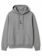 Felpa Calvin Klein monologo Grigio con cappuccio LV04RG279G P7E CALVIN KLEIN 