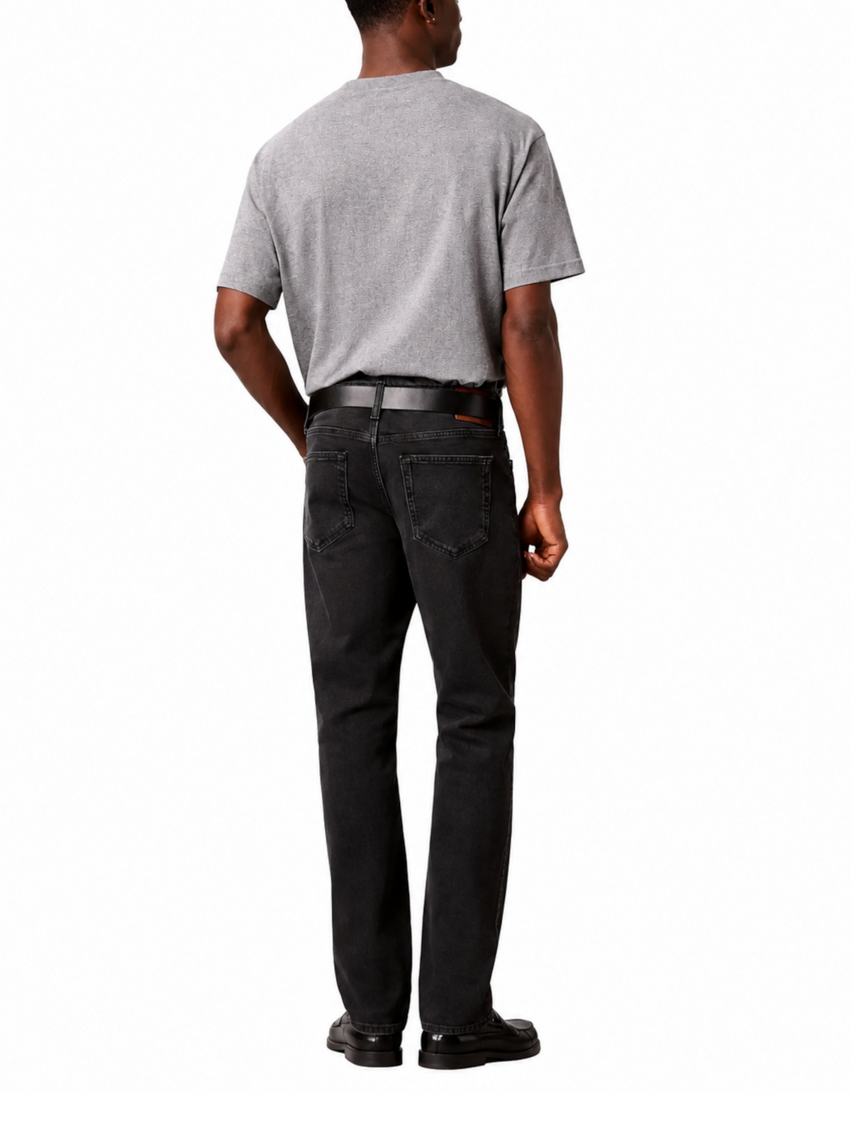 Jeans Calvin Klein Slim Nero LV04RH706G 7ZW CALVIN KLEIN 