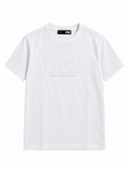 T-shirt DS2 Bianco logo rilievo F62A304 BIANCO DS2 