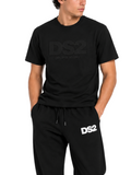 T-shirt DS2 Nero logo rilievo F62A304 NERO DS2 