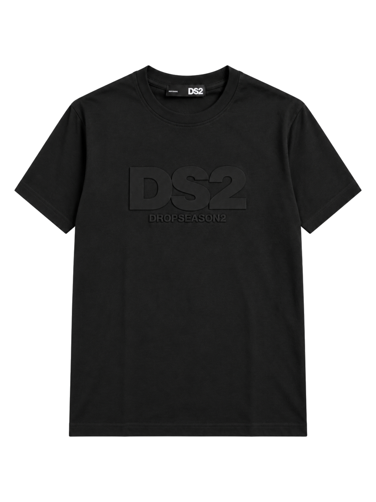 T-shirt DS2 Nero logo rilievo F62A304 NERO DS2 