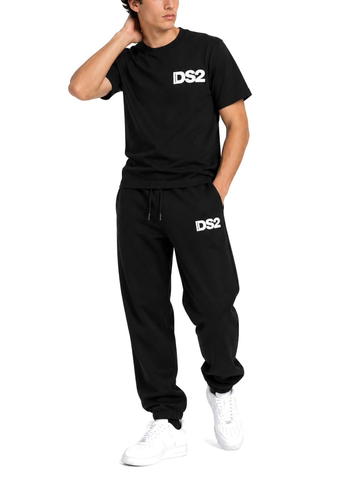 T-shirt DS2 Nero basic F62A361 NERO DS2 
