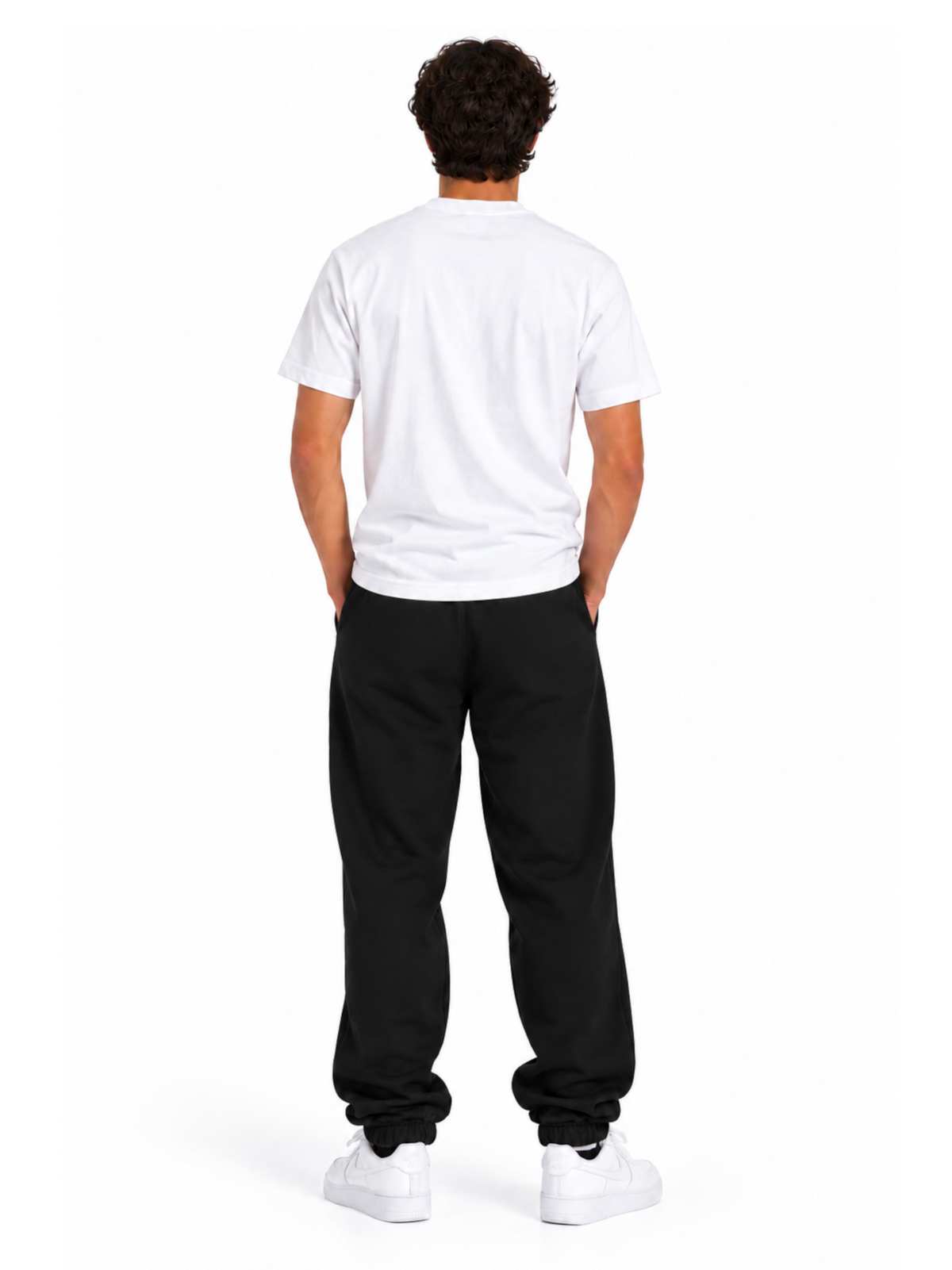 Pantalone DS2 Nero Basic in felpa F62A365 NERO DS2 