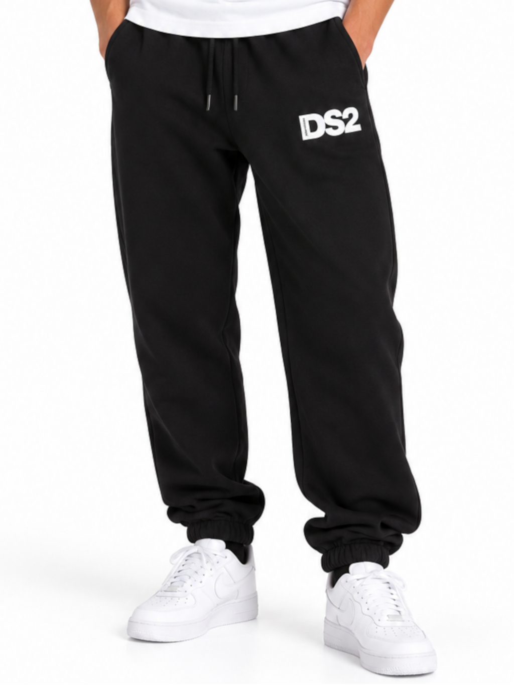 Pantalone DS2 Nero Basic in felpa F62A365 NERO DS2 