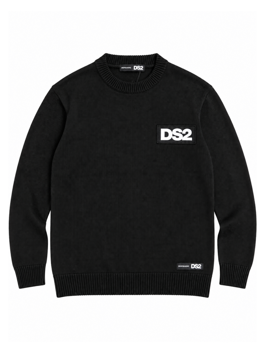 Maglia DS2 Nero logo patch F62A440 NERO DS2 