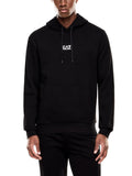 Felpa EA7 Nero Train core con cappuccio 8NPM37 1200 EA7 