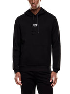 Felpa EA7 Nero Train core con cappuccio 8NPM37 1200 EA7 
