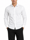 Camicia Gianni Lupo Bianco basic elasticizzata GL070DA WHITE GIANNI LUPO 