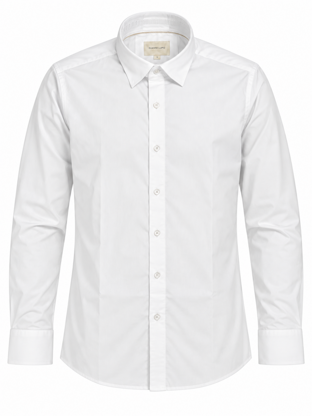 Camicia Gianni Lupo Bianco basic elasticizzata GL070DA WHITE GIANNI LUPO 