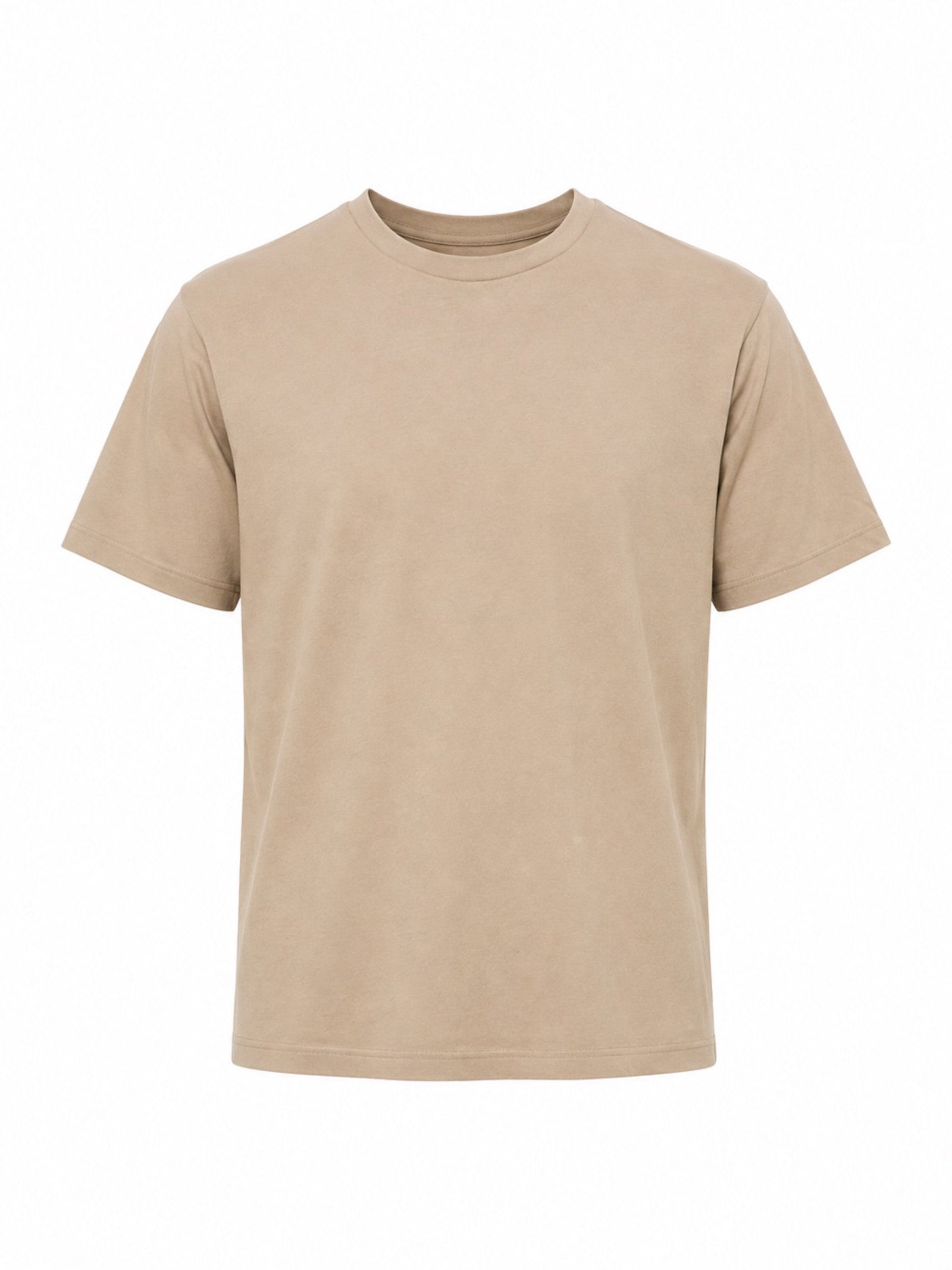 T-shirt Gianni Lupo Basic Beige a manica corta GL1078 CAMEL GIANNI LUPO 