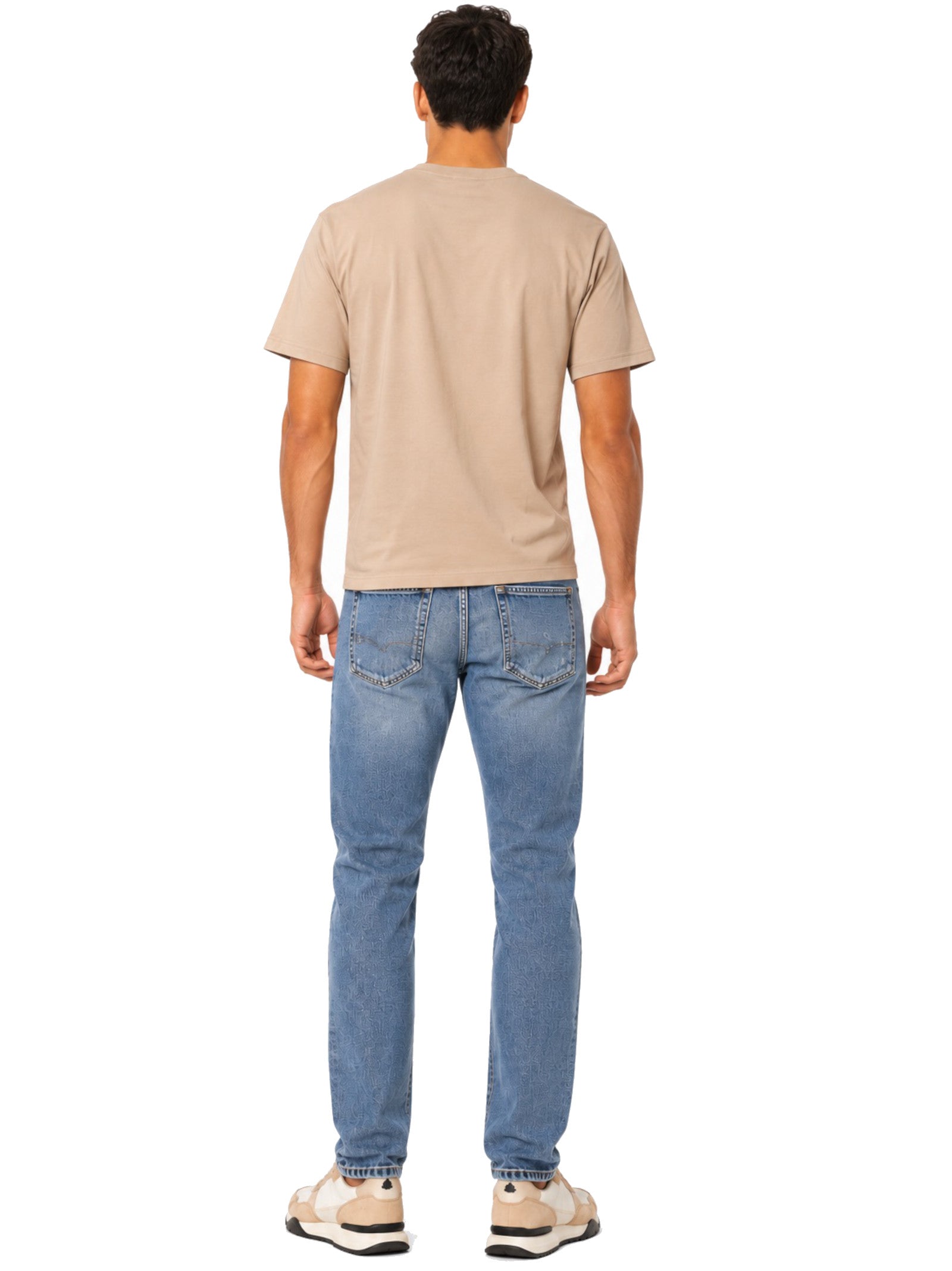 T-shirt Gianni Lupo Basic Beige a manica corta GL1078 CAMEL GIANNI LUPO 