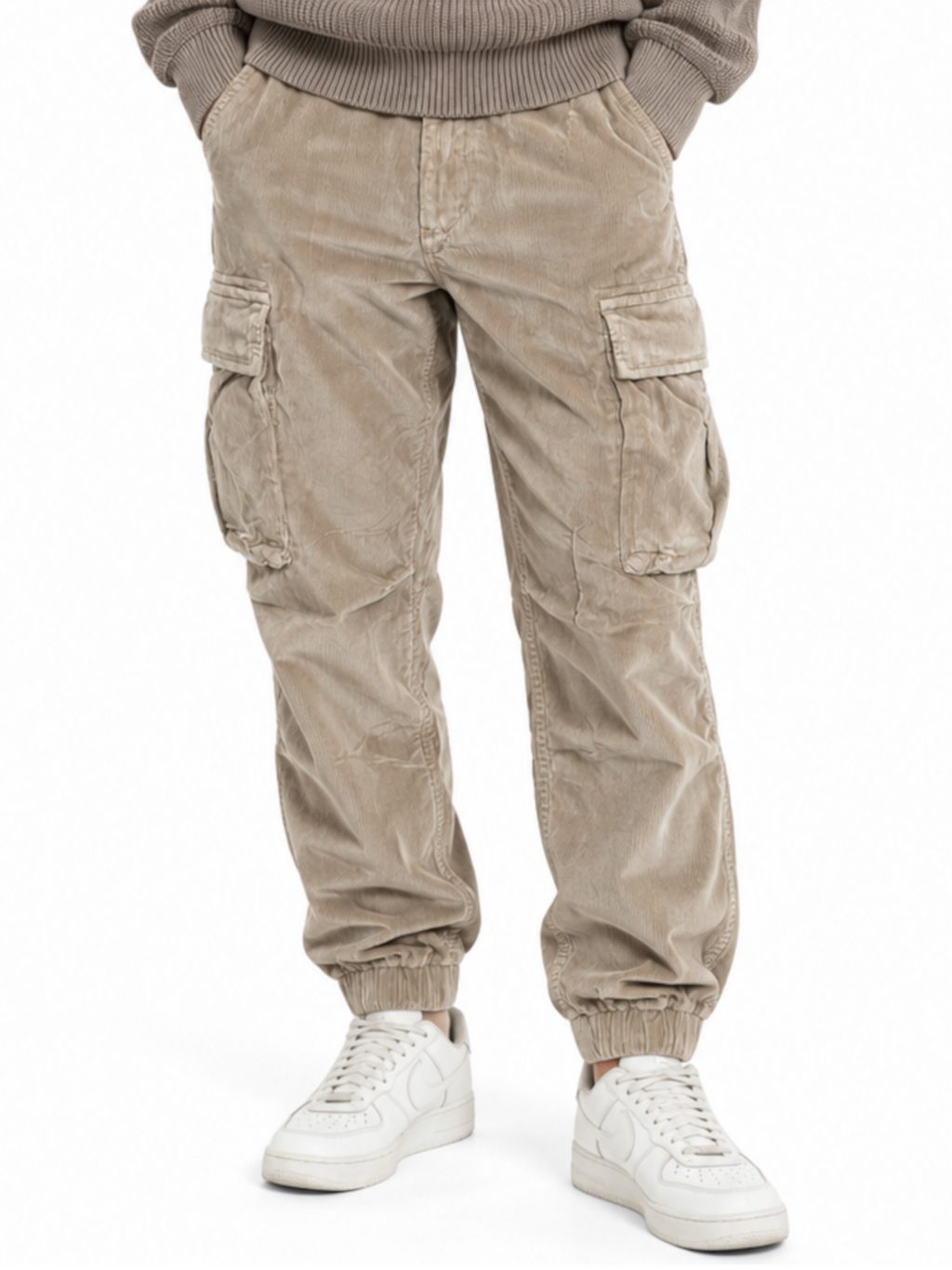 Pantalone Gianni Lupo Beige cargo in velluto GL2557 CAMEL GIANNI LUPO 