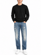 Jeans Gianni Lupo Alex Medium Blue strappi GL2562YH MEDIUM BLUE DENIM GIANNI LUPO 