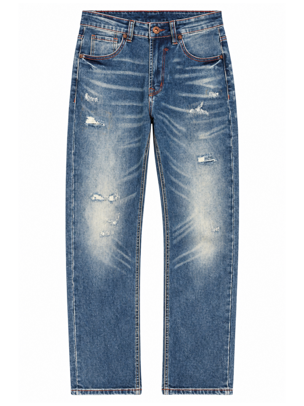 Jeans Gianni Lupo Alex Medium Blue strappi GL2562YH MEDIUM BLUE DENIM GIANNI LUPO 