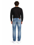 Jeans Gianni Lupo Alex Medium Blue strappi GL2562YH MEDIUM BLUE DENIM GIANNI LUPO 