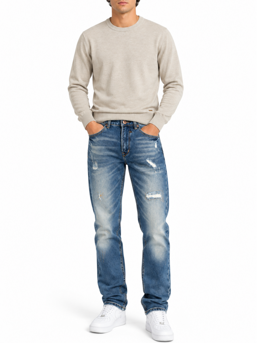 Maglia Gianni Lupo Beige viscosa GL33398 CAMEL GIANNI LUPO 