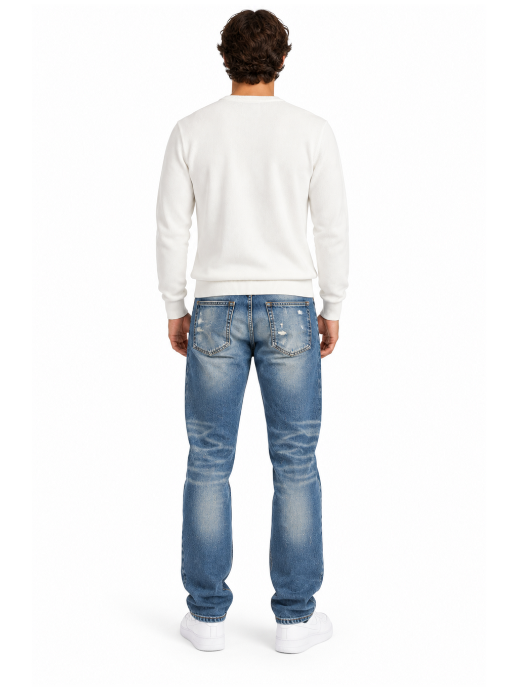 Maglia Gianni Lupo Panna viscosa GL33398 PANNA GIANNI LUPO 