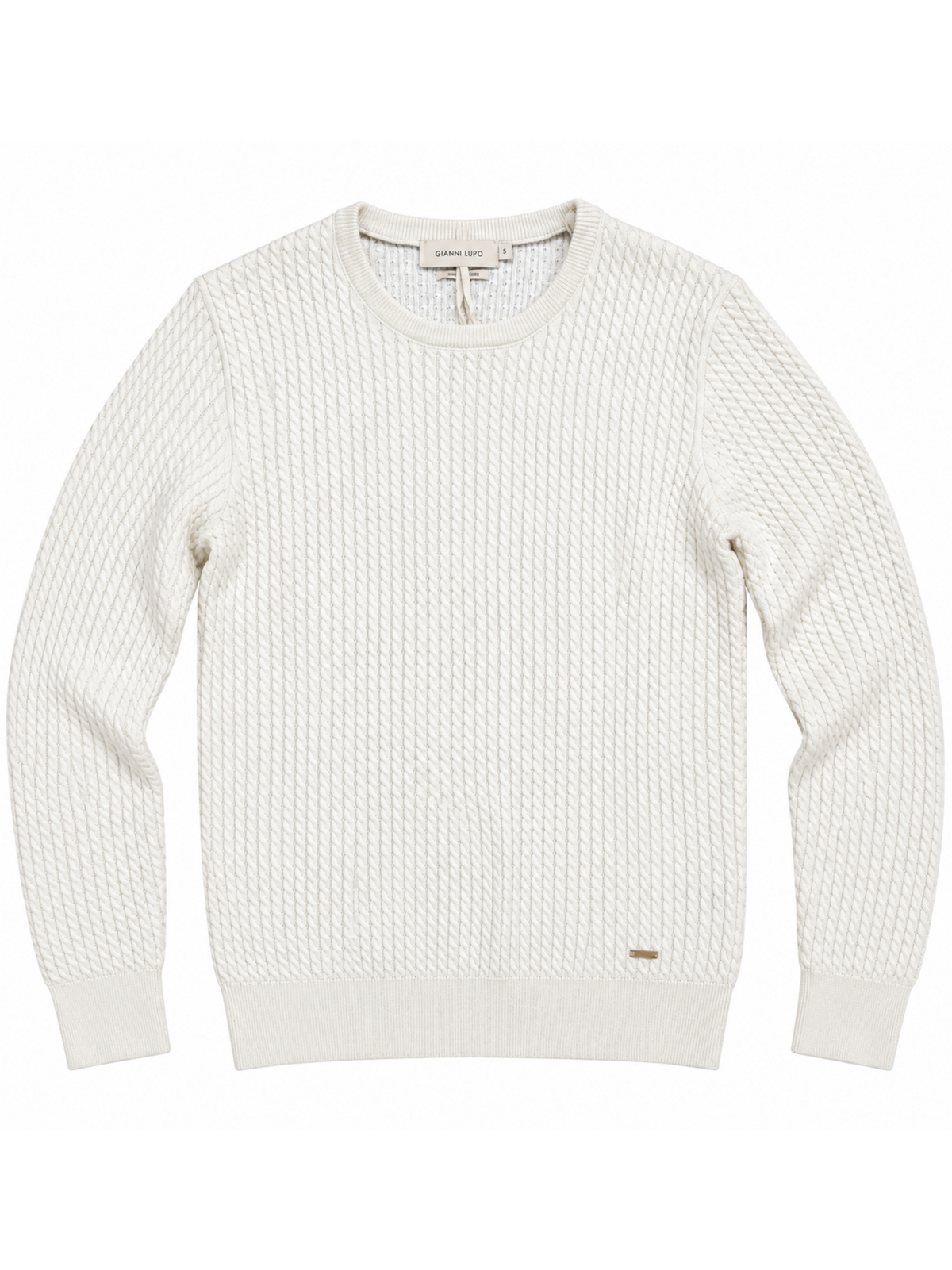 Maglia Gianni Lupo Panna lavorata GL35071 PANNA GIANNI LUPO 