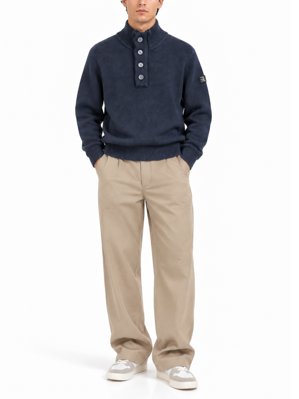 Maglia Gianni Lupo Blu 3 bottoni GL35078 BLU GIANNI LUPO 