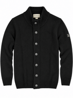 Cardigan Gianni Lupo Nero bottoni e zip GL35080 NERO GIANNI LUPO 