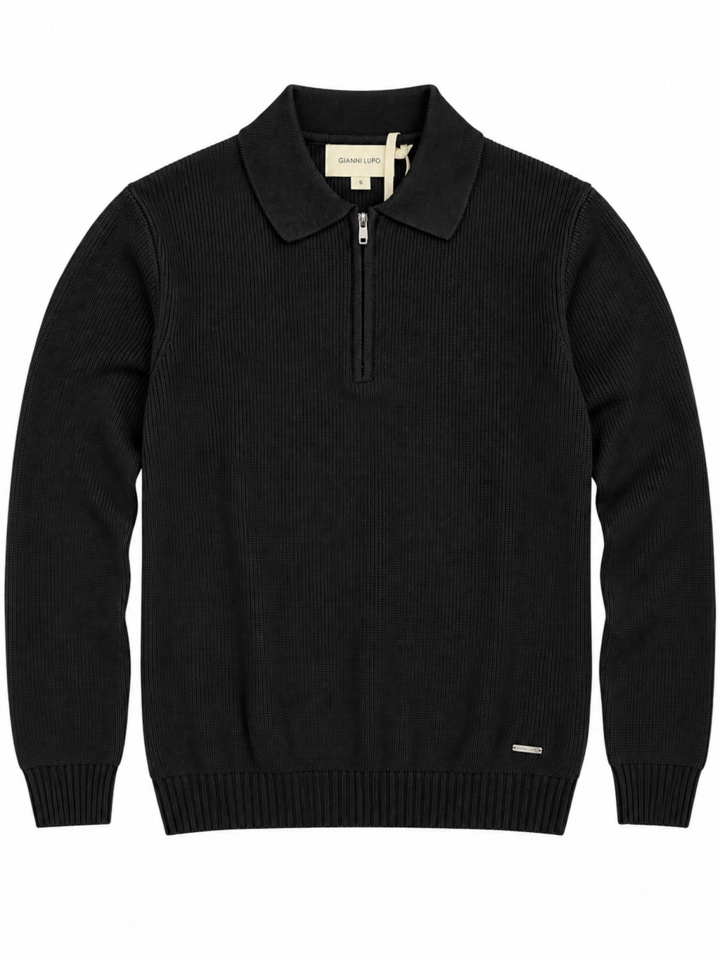 Maglia Gianni Lupo Nero polo GL35133 NERO GIANNI LUPO 