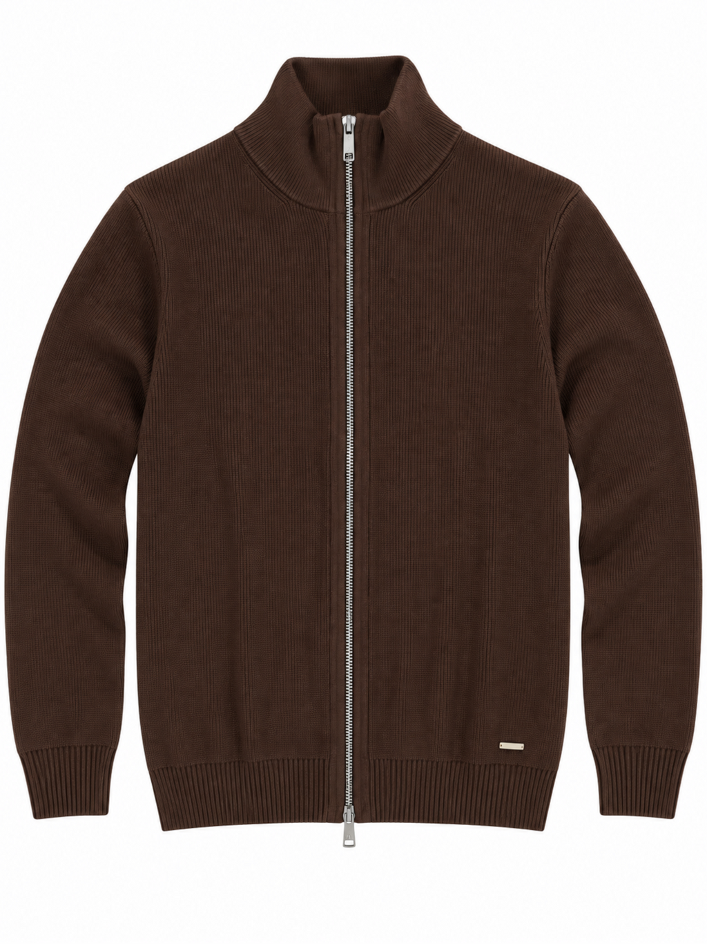 Cardigan Gianni Lupo Marrone a coste GL35152 COFFEE GIANNI LUPO 