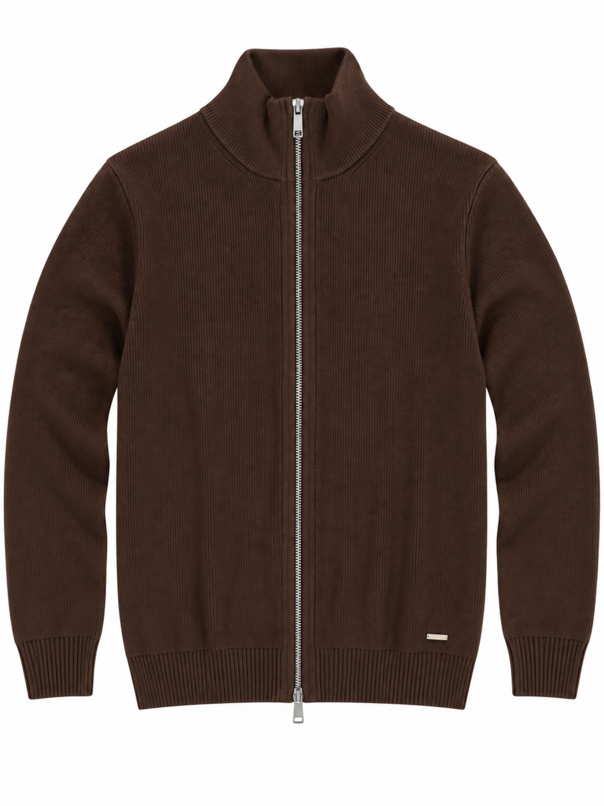 Cardigan Gianni Lupo Marrone a coste GL35152 COFFEE GIANNI LUPO 