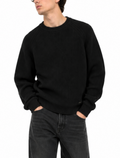 Maglia Gianni Lupo Nero a costine GL35230 NERO GIANNI LUPO 