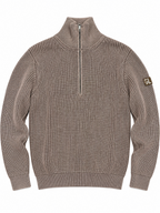 Maglia Gianni Lupo Marrone mezza zip stonewash GL35602 COFFEE GIANNI LUPO 
