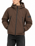 Giubbotto Gianni Lupo Marrone con cappuccio GL5069BD COFFE GIANNI LUPO 