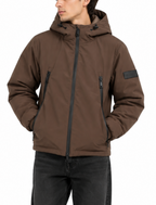Giubbotto Gianni Lupo Marrone con cappuccio GL5069BD COFFE GIANNI LUPO 