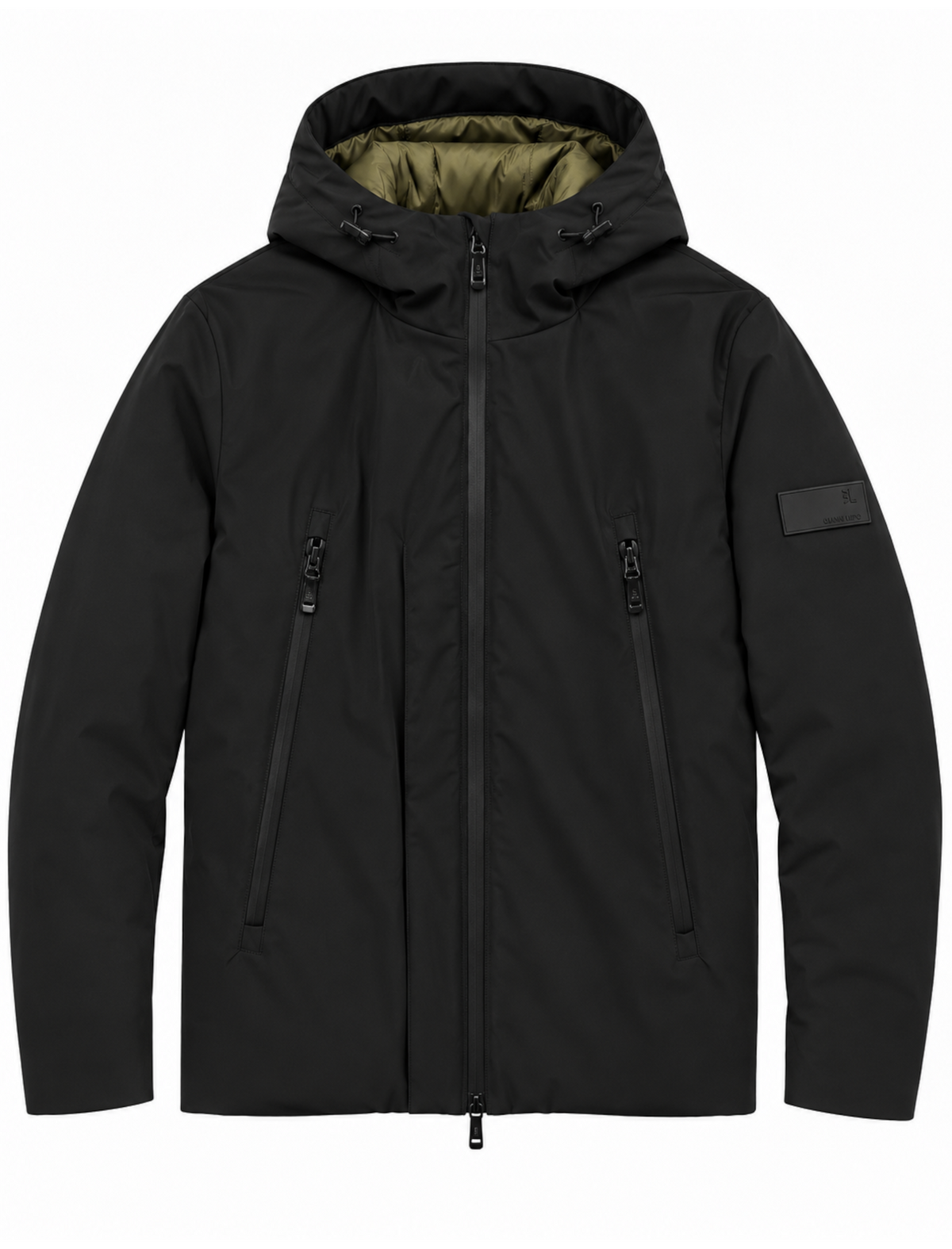 Giubbotto Gianni Lupo Nero con cappuccio GL5069BD NERO GIANNI LUPO 