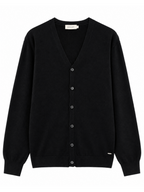 Cardigan Gianni Lupo Nero con bottoni GL513S BLACK GIANNI LUPO 