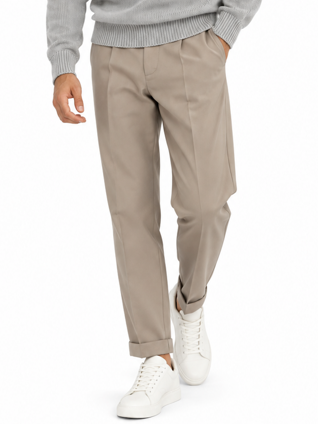 Chino Gianni Lupo Beige in punto milano GL5248BD CAMEL GIANNI LUPO 
