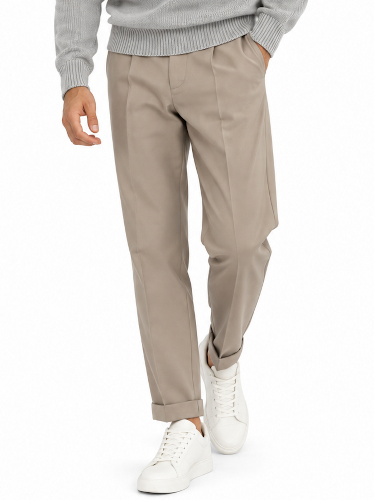 Chino Gianni Lupo Beige in punto milano GL5248BD CAMEL GIANNI LUPO 
