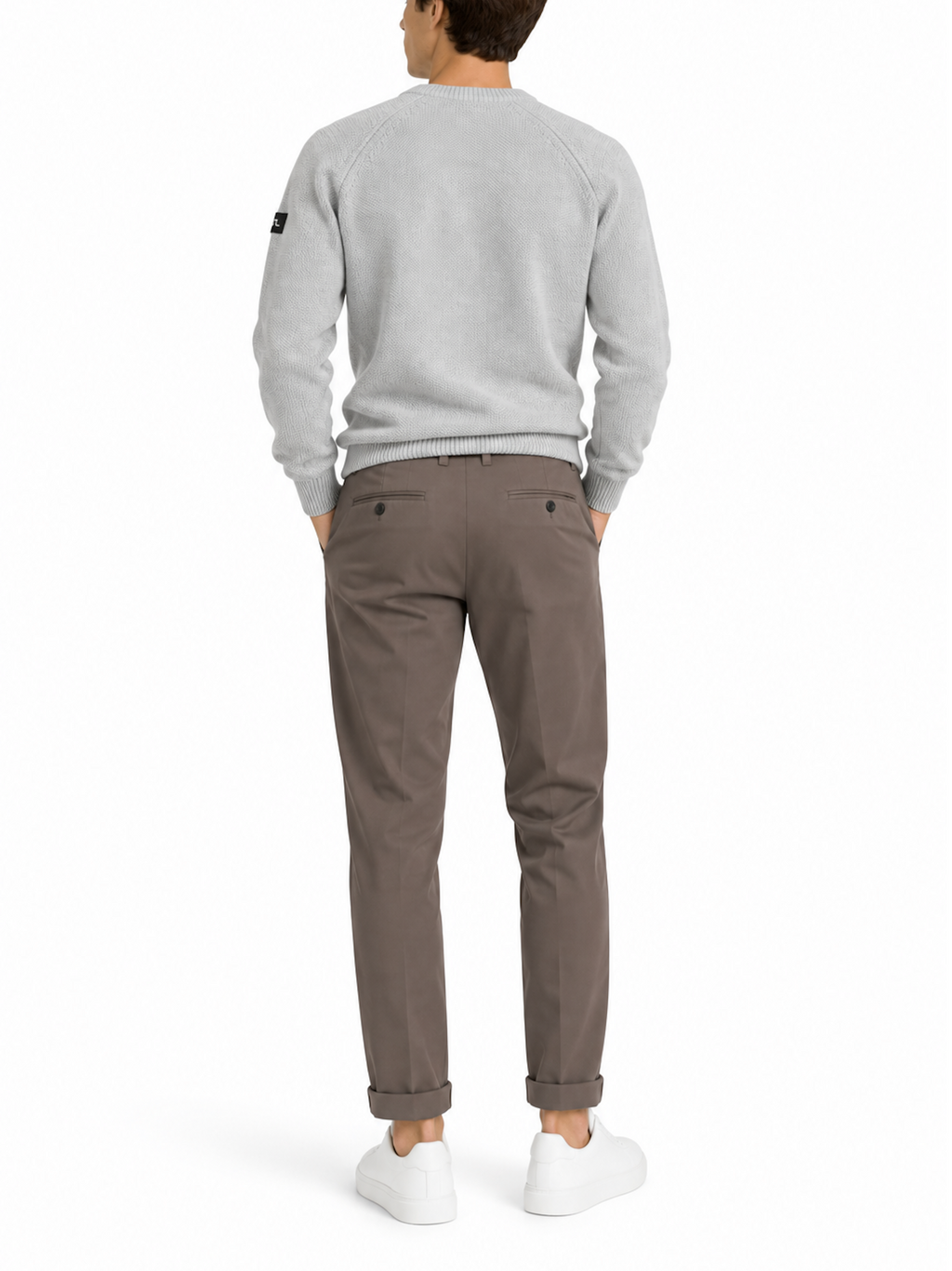 Chino Gianni Lupo Marrone in punto milano GL5248BD COFFE GIANNI LUPO 