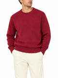 Maglia Gianni Lupo Terracotta girocollo ciniglia GL535S RUST RED GIANNI LUPO 